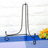 Health Gear 1 PCs Black Plate Stand for Display, Plate Holder Display Stand, Photo Frame Holder Stand, Iron Easel Classic Display Stand for Bowl P...