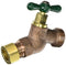 ARROWHEAD BRASS & PLUMBING 254CCLF 1/2" Compression, Red Brass, Straight Hose Bibb...