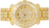 Techno Pave Mens 45mm Iced Diamond Roman Dial Watch...