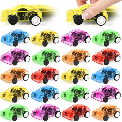 Hxezoc 50 Pack Mini Car Toys Pull Back Race Car, Treasure Box Toys Vehicles for Kids Toddlers 4-8 Years Old, Bulk Toys for Carnival Prizes, Classr...