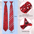 Janmercy 6 Pcs Clip on Tie for Men Clip on Easy Necktie Striped Solid Plaid Dots Mixed Lot Tie for Office School, 20 Inch (Assorted Style)...