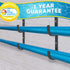 U.S. Pool Supply Set of 2 Black Aluminum Pool Hangers for Telescopic Poles - Store Poles with Nets, Vacuums, Hoses & Attachments - Organize Swimmi...