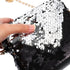 Sparkly Sequin Handbag Lady Party Evening Clutch Shoulder Bag, Mother's Day gift or gift for women (Black), 10 * 7.1 * 0.8 inch...