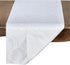 SARO LIFESTYLE Damask Table Runner, 16"" x 108"", White"...