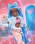 MERMAZE MERMAIDZ Color Change Shellnelle Mermaid Fashion Doll with Designer Outfit & Accessories, Stylish Hair & Sculpted Tail, Poseable, Multicol...