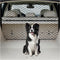 Dog Barrier for Car SUV, 47" Dog Net with Metal Hooks, Stretchable Mesh Cargo Net, Car Divider Dog Gate for Driving Safely with Children & Pets, U...