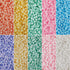 6500Pcs 2mm Frosted Pastel Glass Seed Beads 12/0 Rondelle Crystal Pony Beads Bulk for Crafts DIY Friendship Bracelets Earring Beading Jewelry Maki...
