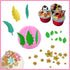 3 Pcs Assorted Leaf Fondant Mold, 3D Leaf Silicone Molds for Chocolate Candy, Sugarcraft Cake Decoration, Cupcake Topper, Polymer Clay...