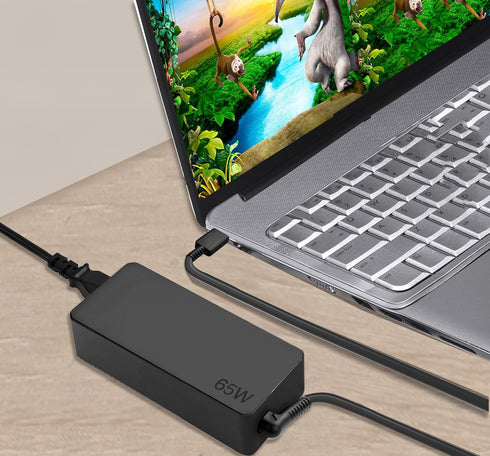 Replacement 65w USB c Laptop Charger for Lenovo ThinkPad/Chromebook/Yoga,ThinkPad T480 T490 T580 E480 ADLX65YDC2A Power Supply for Lenovo Laptop C...