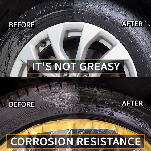 Tire Shine Spray Kit - Car Tire Coating Wax Protectant Prevent Fading - Restore & Renew Faded Tires - Non Greasy Finish No Sling Easy to Use - Ret...