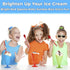 Extra Long, Sturdy Red 8in Premium Sundae Spoons 50ct. Heavy Duty Disposable Plastic Utensils for Ice Cream, Milkshakes, Tea and Floats. Best Stir...