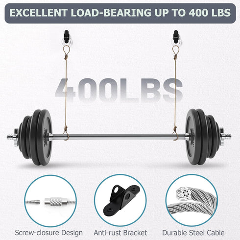 Furniture Wall Anchors (2 Pack), Anti Tip Furniture Anchors for Baby Proofing, Metal Earthquake Straps Secure 400 LBs Drawer, Cabinet to Wall, Dre...