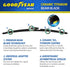 Goodyear Ceramic Titanium 14" Beam Windshield Wiper Blade, Replacement Windshield Wiper Blade with Universal Adaptor, Pack of 1...