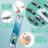 6 Pieces Phone Strap Grip Holder Finger Cell Phone Grip Telescopic Stand Universal Kickstand for Most Smartphones (Bright Marble)...
