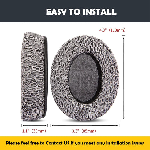 Premium Earpads Cushions Replacement Compatible with Sony MDR 7506 MDR V6 Corsair HS50 HS60 HS70 Pro Gaming Headset Ear pads with Softer Protein L...