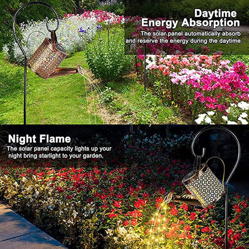 Solar Watering Can Lights,Solar LED Lantern Outdoor Light, Hanging Waterproof Outdoor Shower Garden Lights, Solar Lanterns for The Garden Pathway ...