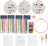PATIKIL Embroidery Kit for Beginners, 3 Sets Cross Stitch Kits for Beginners Embroidery Kits Hand Stamped Pattern Learn to 30 Stitches with Instru...