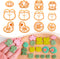 Puocaon Summer Polymer Clay Cutters - 12 Pcs Clay Cutters for Polymer Clay Jewelry, Frog Clay Jewelry Cutters, Lotus Leaves Polymer Clay Cutters f...
