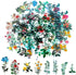 80 Pieces Natural Vintage Flower Stickers for Scrapbooking, Self-Adhesive Scrapbooking Stickers Supplies Journal for Adult Card Making Letters DIY...