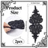 GORGECRAFT 2PCS Bead Embroidery Lace Appliques Flower Pattern Polyester Patches Beaded Tulle Decorative Sewing Ornament Accessories for Wedding Dr...