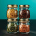 Bormioli Rocco Quattro Stagioni set of 4 Clear Airtight Mason Jars, 8.5 Oz. Made from BPA Free Durable Glass, Made In Italy....