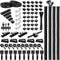Cable Management Kit, Multiple Wire Management, Cable Ties Adhesive Cable Clips Cord Holder Wire Organizer Sleeve, Multifunction Cable Management ...