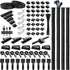 Cable Management Kit, Multiple Wire Management, Cable Ties Adhesive Cable Clips Cord Holder Wire Organizer Sleeve, Multifunction Cable Management ...