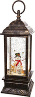 RAZ Imports 11" Snowman Lighted Water Lantern With Music...