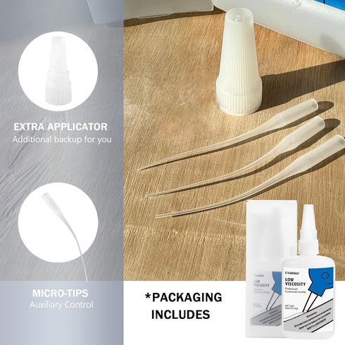 Professional Grade CA Super Glue, Fast Curing Adhesive 4 oz, Low Viscosity, Thin Cyanoacrylate Adhesive for Woodworking, Hobby, Plastic, Ceramic &...