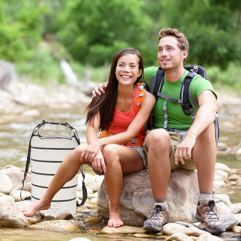 Savvy Outdoors Waterproof Dry Bag - Dry Bags for Food & Gear, Stuff Sacks for Backpacking and Camping Equipment, Waterproof Bag for Beach, Boating...
