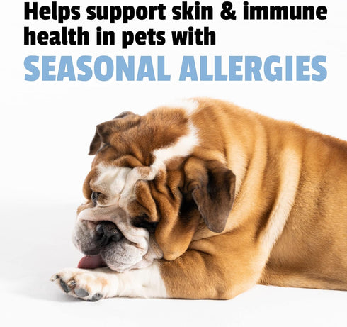 Pet Naturals Allergy Plus Calming Supplement for Dogs, Soft Chew, Duck Flavor, 60 Ct....