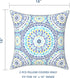 LVTXIII Pack of 2 Outdoor Throw Pillow Covers Accent Waterproof Pillow Covers ONLY, Patio Square Cushion Cases for Garden Balcony Couch Sofa Decor...