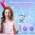Rechargeable Bubble Wand for Kids with Solution?Musical&Light Up Piglet Cartoon Bubble Machine Blower Maker Toddlers Boys Girls Toys Gifts for Out...