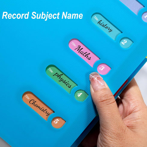 Yoment 5 Subject Notebook College Ruled Spiral Notebook 5x7 with Removable Dividers 270 Pages Notebooks for Work Multi Subject Notebook with 5 Tab...