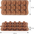 homEdge Truffle Mold, Set of 4 Packs Food Grade Non-Stick Silicone Jelly Chocolate Candy Ice Molds...
