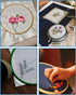 YUYUZSEN 59 Pcs Water Soluble Hand Sewing Stabilizers?Embroidery Stick and Stitch Embroidery Paper Wash Away?for Embroidery Stabilizers Flower Pat...