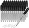 Ultra Fine Point Black Permanent Markers, 36 Pack Ultra Fine Point Black Permanent Marker set, Works on paper, Plastic, Stone, Glass, Metal...