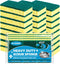 Heavy Duty Scrub Sponges Kitchen 24pcs,Dual Side Cleaning Dish Sponges for Non-Coated Cookware,Pocelain Bakeware and More...