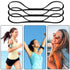 Duufin 20-Piece Elastic Non-Slip Sweat Headbands - Thin Elastic for Women, Men & Girls...
