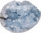 rockcloud Natural Raw Blue Celestite Mineral Healing Crystal Cluster Geode Irregular Home Decoration Gemstone Specimen Large...