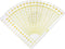 VViViD Quarter Circle Fan Shape Quilting Template Seam Ruler...