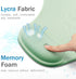 JSD Gel Mouse Pad with Wrist Support Wrist Rests 10.00×9.25×1.3 inches (Green, 1 Pack)...