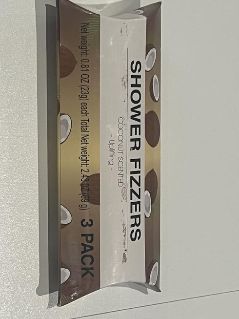 Relaxing Body Shower Tablets 9 Large Variety Shower Fizzers (3 in Each Pack) Great Gift for Relaxation Made with Pure Essential Oils. Shower Bomb ...