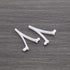 12pcs Pool Butterfly Clip V Clip Pool Attachment Clip for Skimmer Net Leaf Rake Brush Pool Supply Vacuum Head White Resin 5.3x4cm...