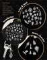 JIALEEY 300 PCS Wholesale Bulk Lots Jewelry Making Charms Mixed Smooth Tibetan Silver Alloy Charms Pendants DIY for Bracelet Necklace Jewelry Maki...