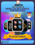 Kids Smart Watch for Boys Girls 6-12 with Pedometer Audio Book Camera Music Player Present Birthday Christmas (Silver Frame Black)…...
