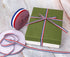 ATRBB 24 Yards 1 Inch Red/White/Blue Stripe Grosgrain Ribbon Double Face Polyester Colorful Ribbon for Crafts DIY Gift Package Wrapping...