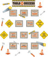 BULLETIN BOARD SET MINI UNDER CONST TOOLS for SUCCESS 31 PCS...