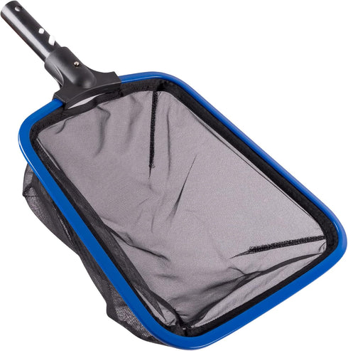 Ultra Fine Mesh Pool Skimmer Net with Aluminum Frame, Aluminum Pool Net for Cleaning Efficiently, Durable Pool Skimmer Net Fine Mesh Ideal for Fin...