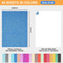 40 Sheets 20 Colors Glitter Cardstock, BetyBedy Cricut Paper Cardstock, No-Shed Sparkly Glitter, A5 Glitter Paper for Arts and Crafts - Card Makin...